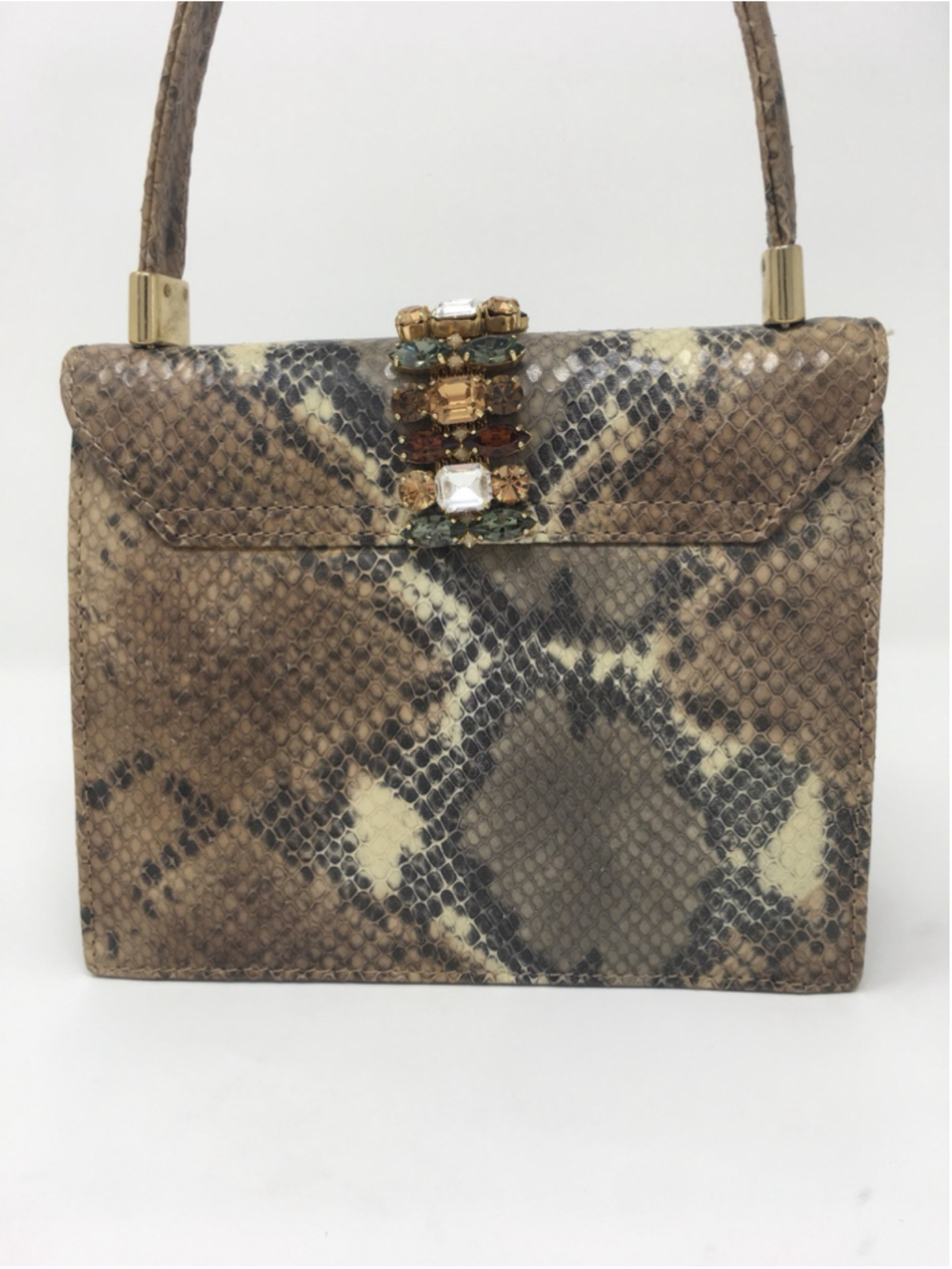 python snakeskin handbag - Picture 4 of 12